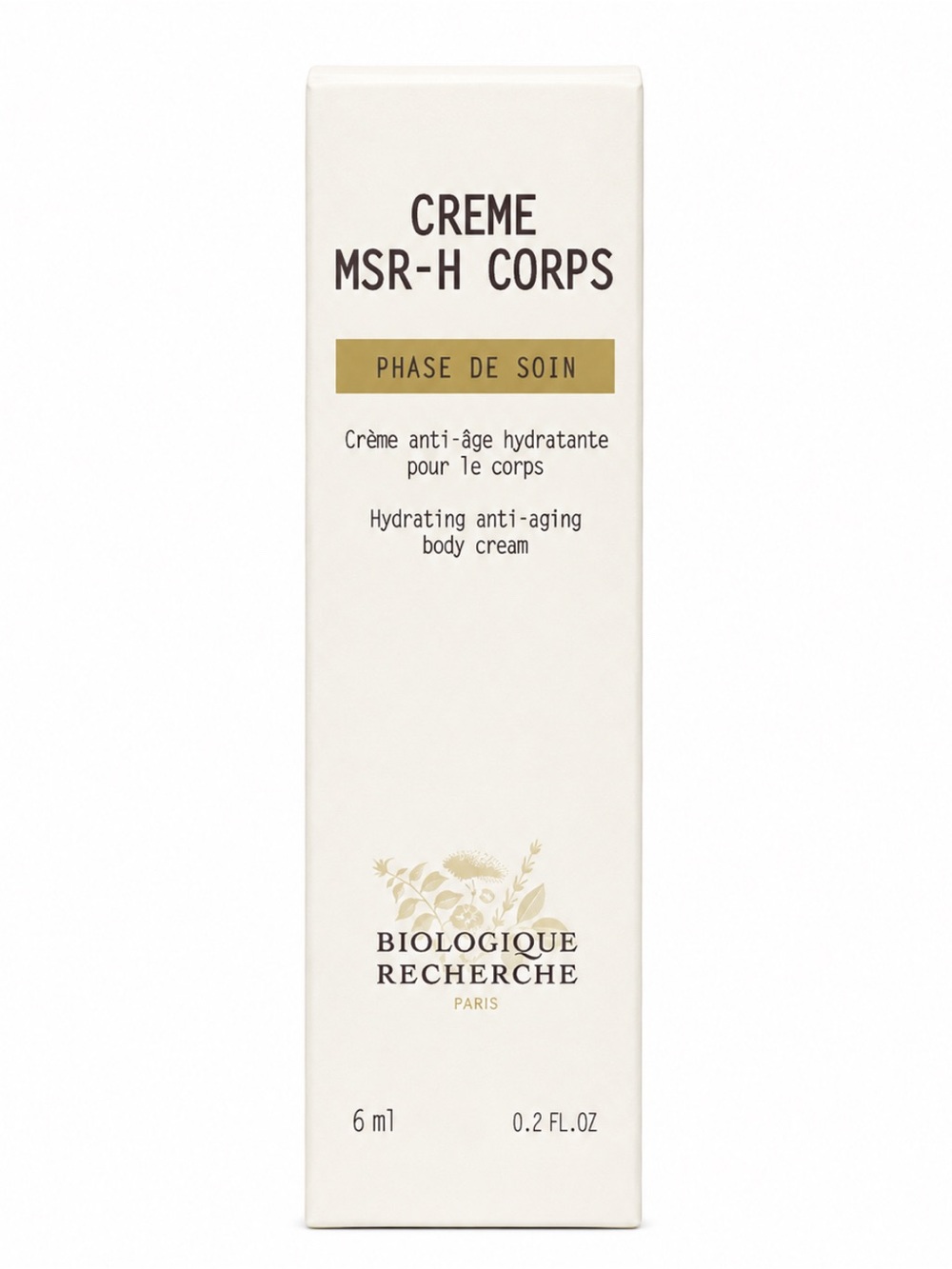 Creme MSR-H Corps Hydrating Anti-Aging Body Cream - White/Gold 6ml